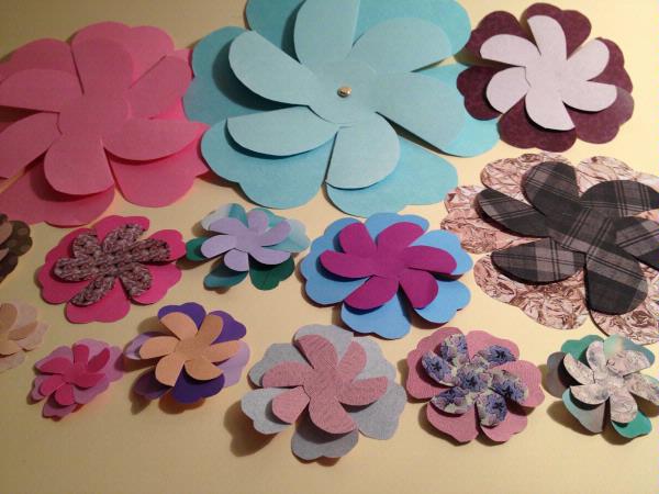 3D Flower Template Set 04 Download - 19 Templates 