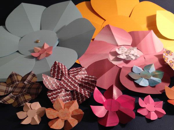 3D Flower Template Set 08 Download - 19 Templates 