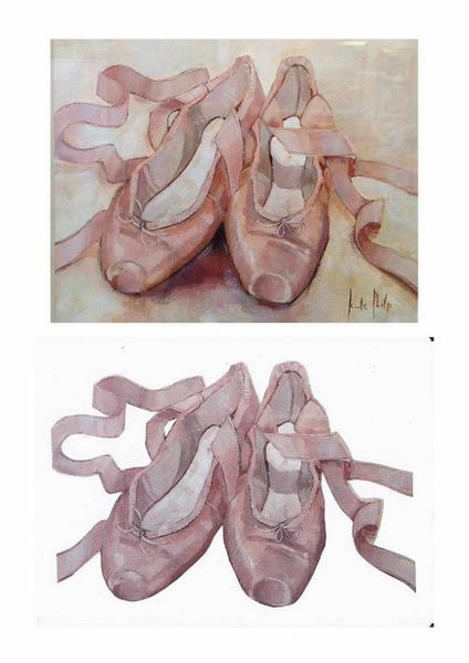 Ballet Shoes 3D Set - 9 x A4 Pages to Download