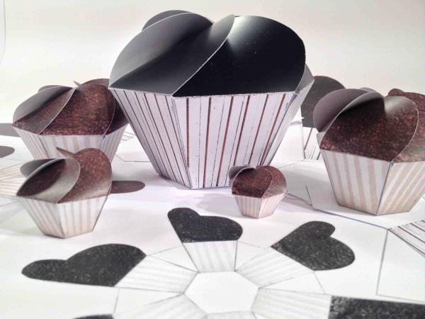 Printable Cupcake Template Set 10 - 19 Templates to Download