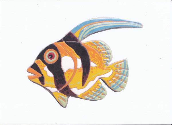 Mosaic Fish Set 05 Download - Over 120 Pages