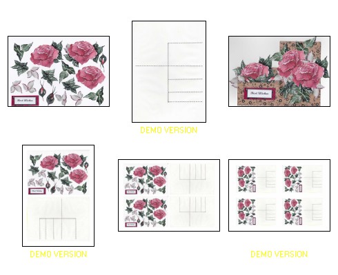 Elegant Rose Project - 6 Pages to Download