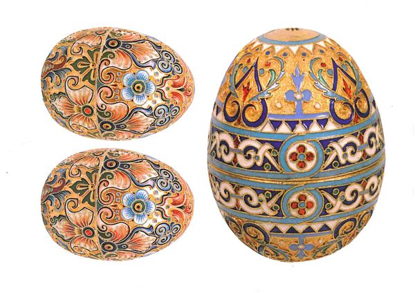 Russian Enamel Eggs - 9 x A4 Pages to DOWNLOAD