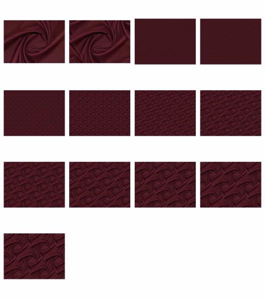 Silk Background Burgundy Set - 13 Sensational Pages