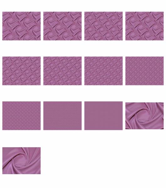 Silk Background Deep Pink Set - 13 Sensational Pages