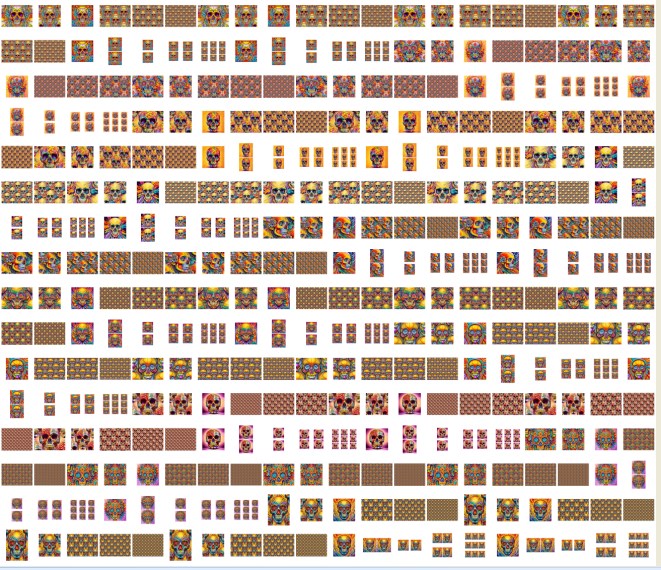 Complete Skulls Set - 10 Sets - 320 Pages to Download + Coffin Templates