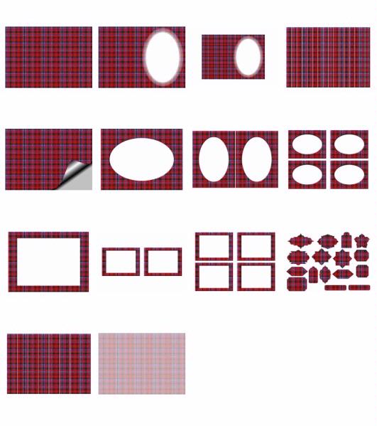 Tartan Set 05. 14 Pages to DOWNLOAD