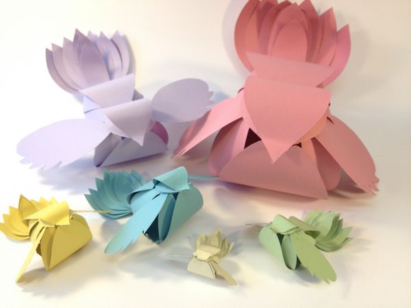 Beautiful 3D Bird Template Set - 6 Sizes 