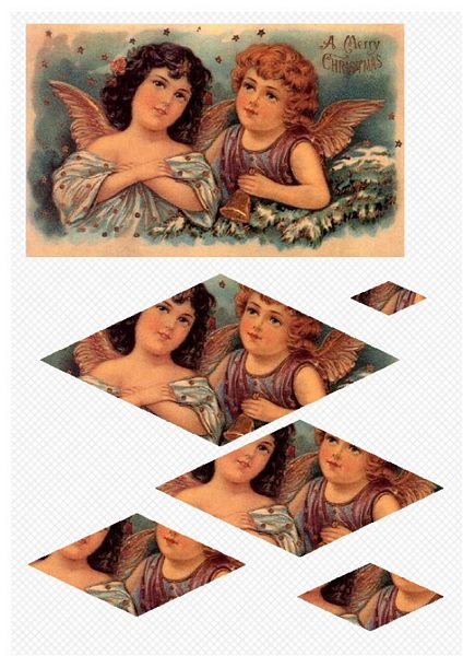 Cherub A5 Diamond Stackers - 1 x A4 Page to DOWNLOAD