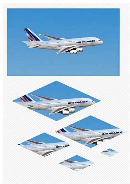 Airbus 380 Diamond Stackers - 1 x A4 Page to DOWNLOAD