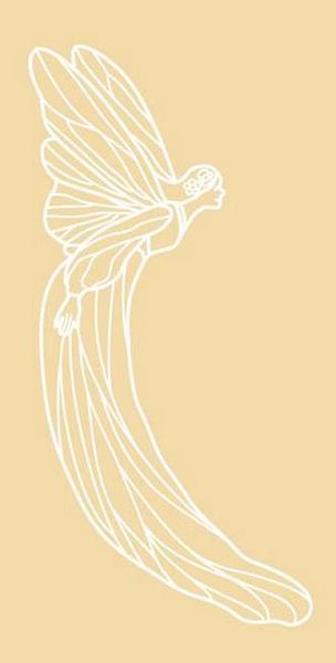 Digital White Work Angel 2 <b>Beige 4 Sizes - 4 x A4 Sheets Download