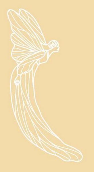 Digital White Work Angel 2 <b>Peach 4 Sizes - 4 x A4 Sheets Download