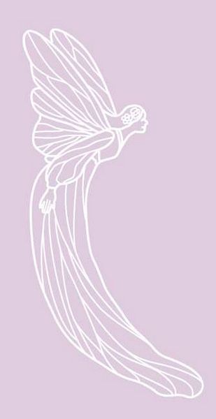 Digital White Work Angel 2 <b>Purple 4 Sizes - 4 x A4 Sheets Download