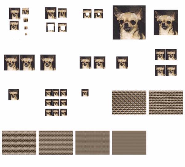 Hand Painted Effect Chihuahua - 19 Sheets to Download