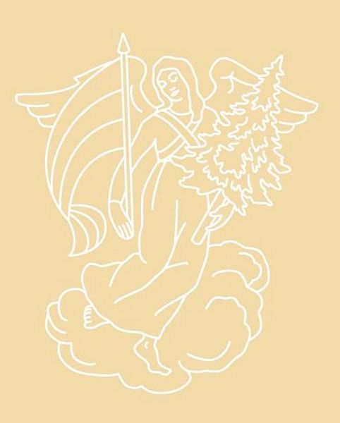 Digital White Work Angel 3 <b>Peach 4 Sizes - 4 x A4 Sheets Download