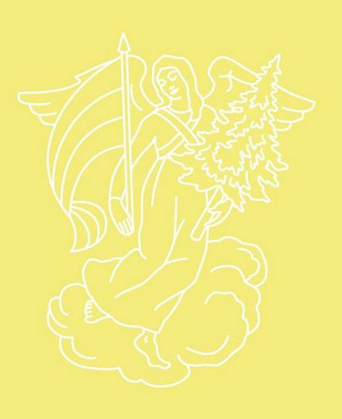 Digital White Work Angel 3 <b>Yellow 4 Sizes - 4 x A4 Sheets Download