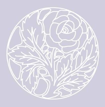 Digital White Work Circular Rose <b>Violet 4 Sizes - 4 x A4 Sheets Download