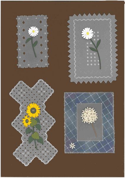 Faux Parchment Toppers Set 01 - 24 A4 Pages to Download