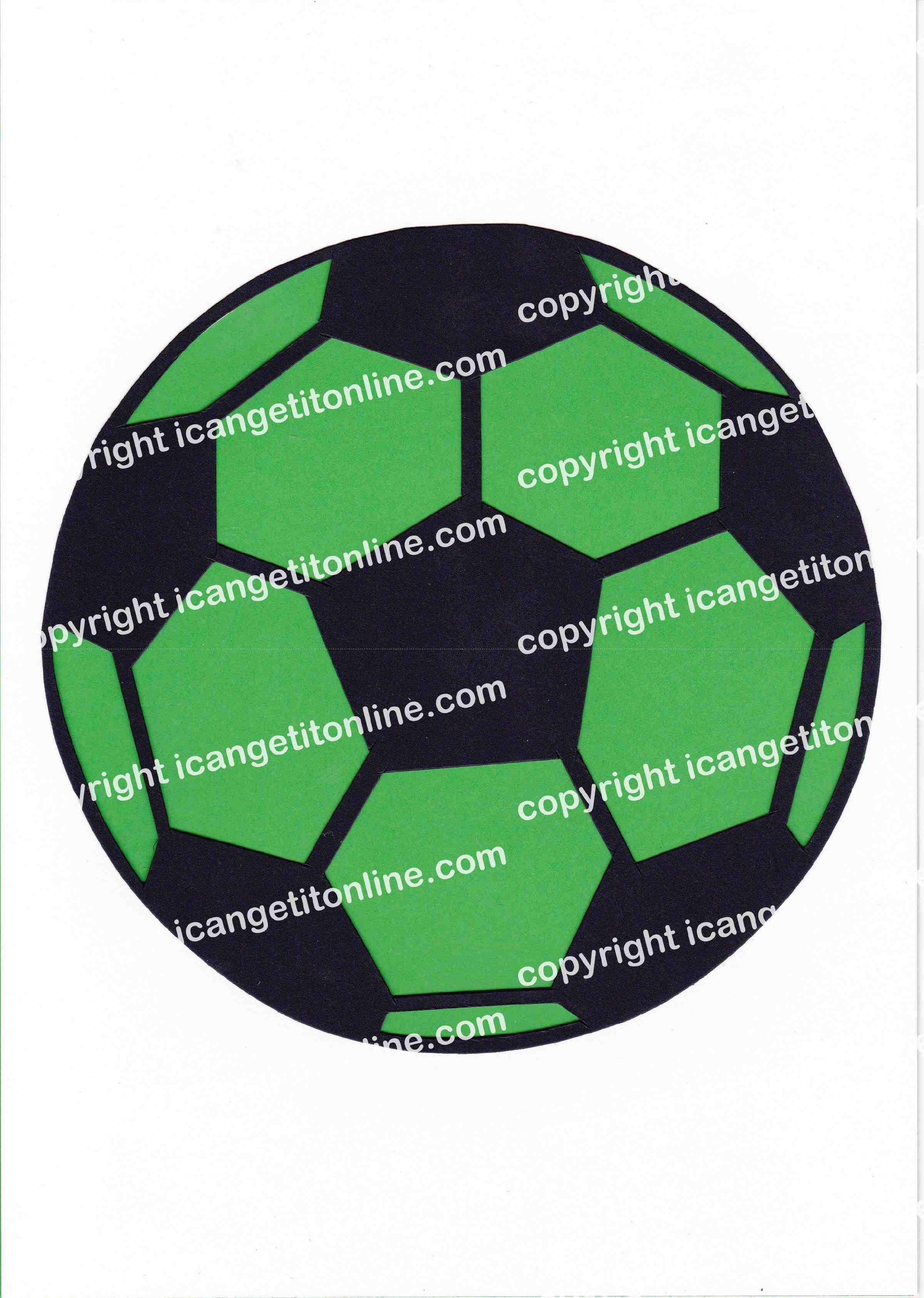 Football Set - Green Strip - <B>WATERMARK NOT ON PURCHASED SET</B> 300 Pages to Download