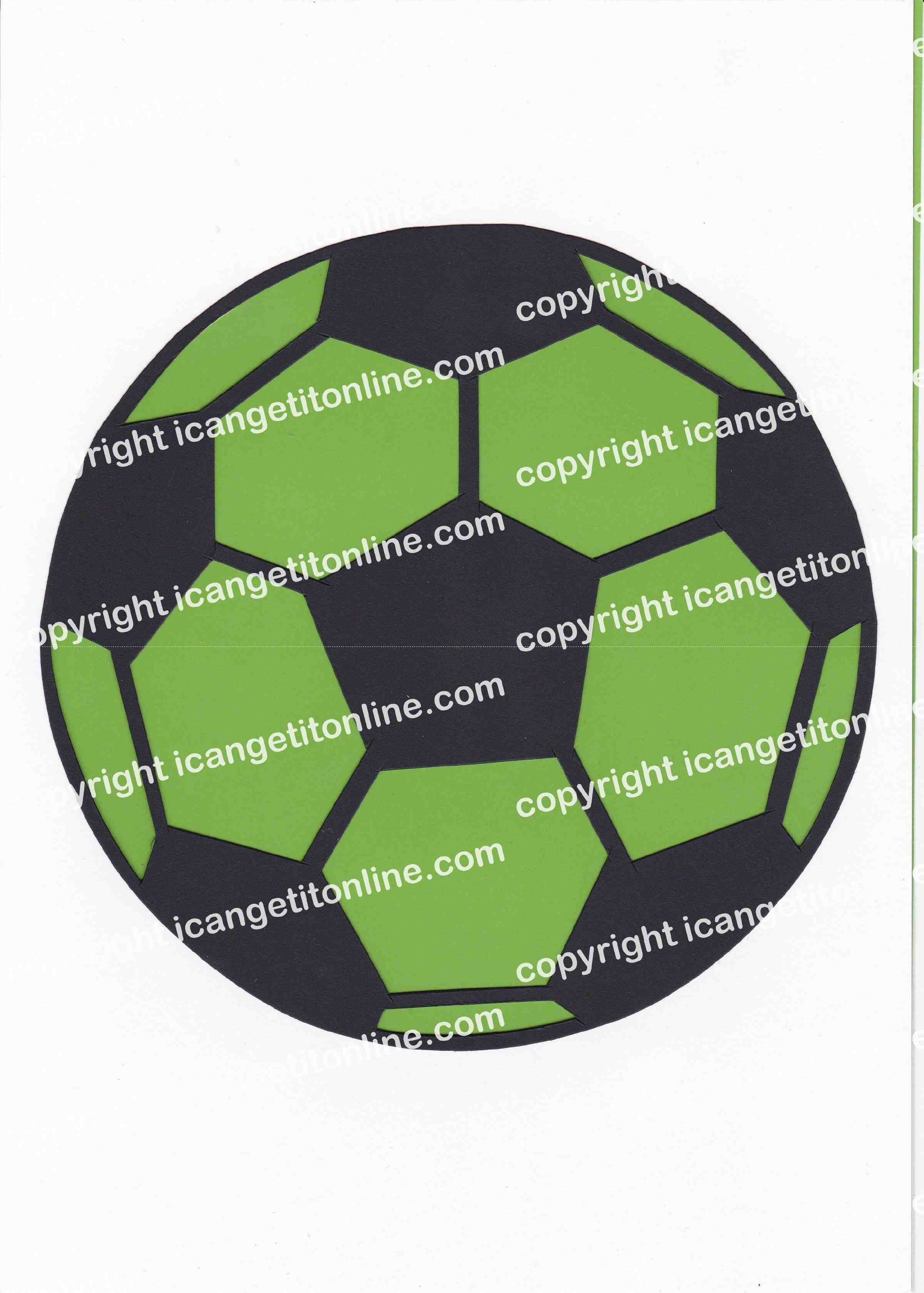 Football Set - Light Green Strip - <B>WATERMARK NOT ON PURCHASED SET</B> 300 Pages to Download