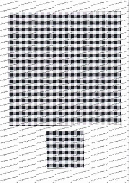 Gingham Folding Papers <b>Black</b> 26 Pages to Download