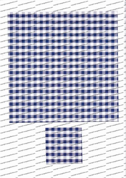 Gingham Folding Papers <b>Dark Blue</b> 26 Pages to Download