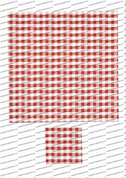 Gingham Folding Papers <b>Red</b> 26 Pages to Download