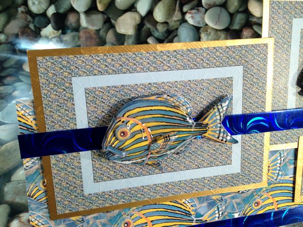 Mosaic Fish Project Card 10 Download Set - 5 x A4 Pages