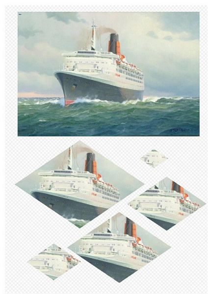 QE2 Image 1 Diamond Stackers - 1 x A4 Page to DOWNLOAD