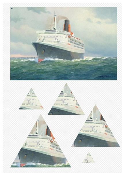 QE2 Image 1 Triangle Stackers - 1 x A4 Page to DOWNLOAD