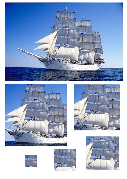 Tall Ship Square Stackers - 1 x A4 Page to DOWNLOAD