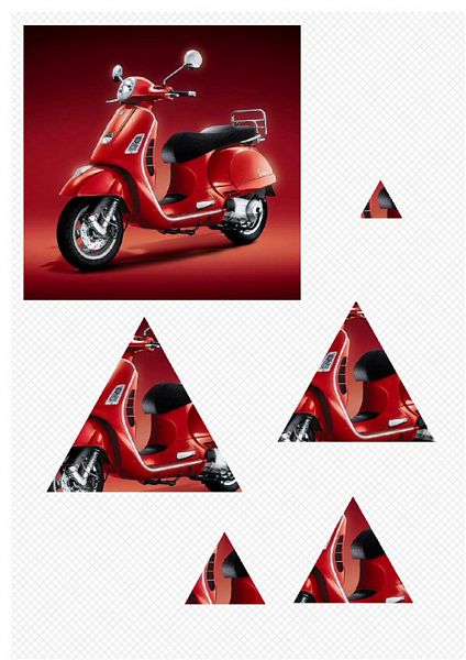 Vespa Triangle Stacker - 1 x A4 Page to DOWNLOAD