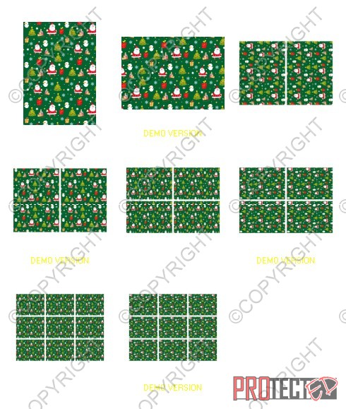 <b>Christmas Background 2 8 x A4 Pages to Download