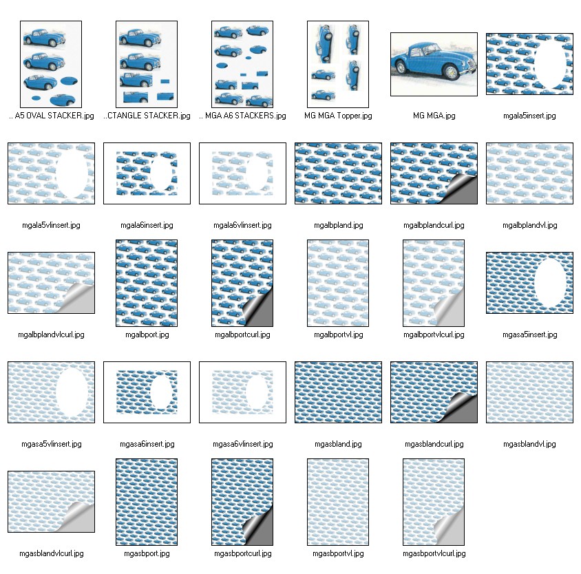 MG MGA - 33 x A4 Pages to DOWNLOAD