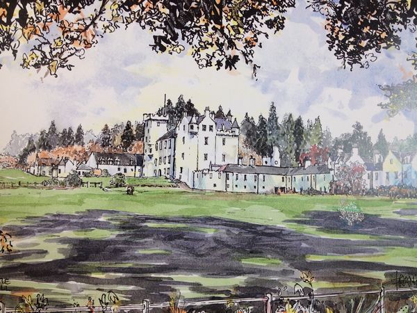 Frank Watson - Blair Castle, Blair Athol A3 Hand Finished Print