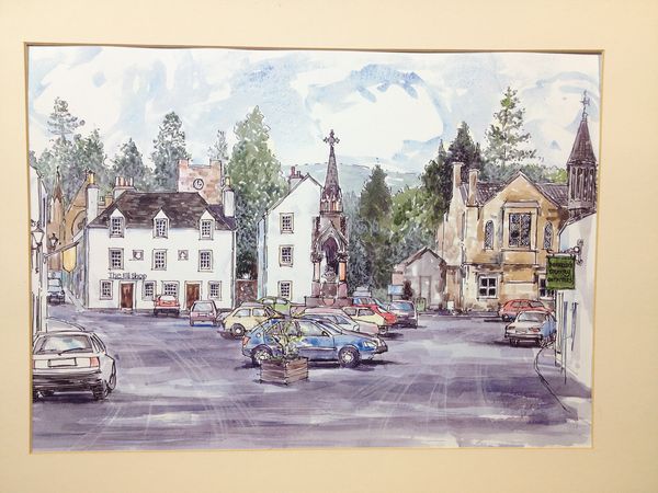 Frank Watson - Dunkeld, Perthshire A3 Hand Finished Print