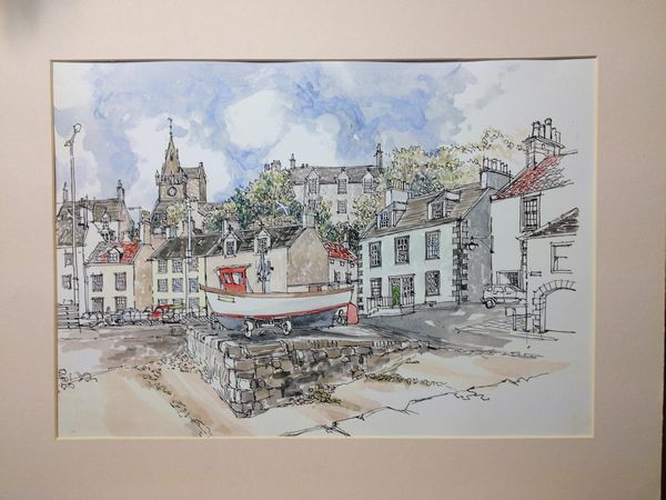 Frank Watson - Pittenweem - A3 Hand Finished Print